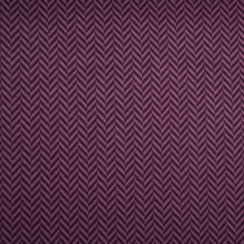 Preview: Bio-Jacquard Baumwolle Fischgrät Pflaume (GOTS) - Stoffonkel | Meterware